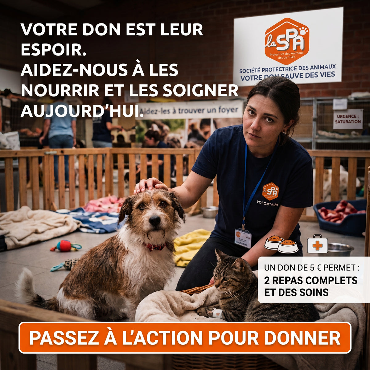 Faites un don à la SPA